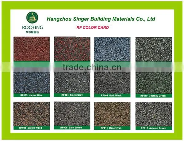 Fiberglass asphalt roofing shingles/roofing nail for asphalt shingles