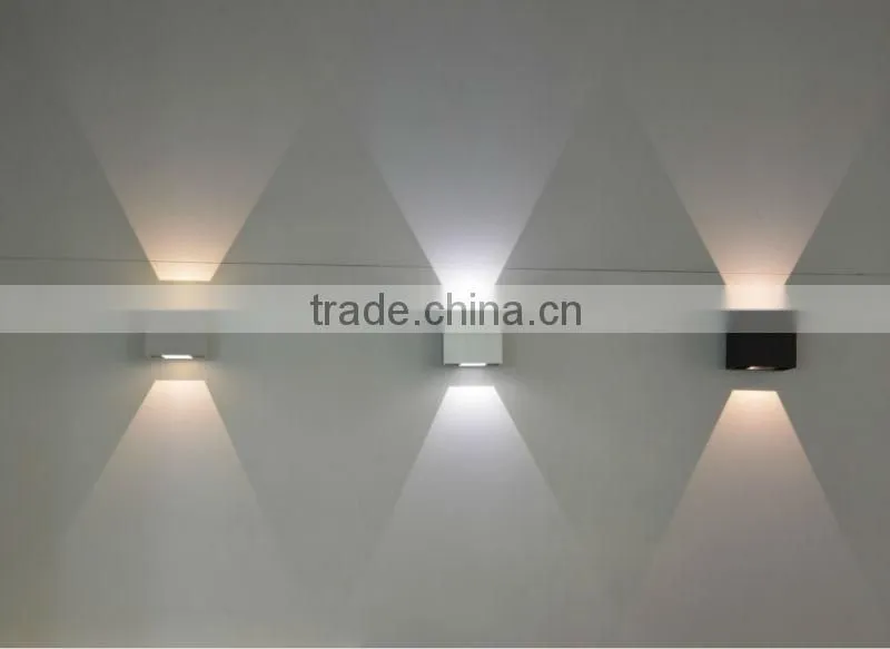 Decorative wall light 4W indoor led wall double lamp