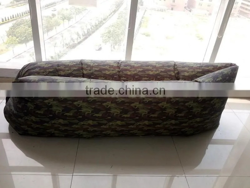 Factory customize quick 10 Seconds Infaltable Sleeping Bags Lazy Sleeping Bed