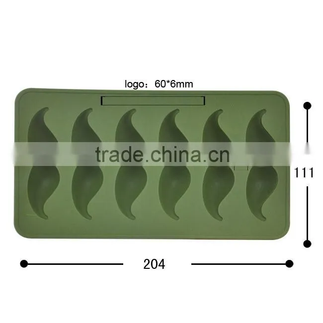 Novelty mustache wholesale ice cube tray, make your own ice tray