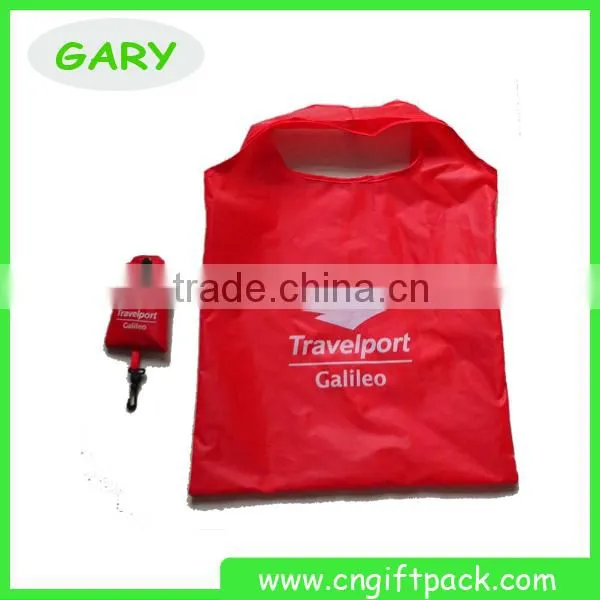 High quality polyester Bag yellow colour folding Polyester bag