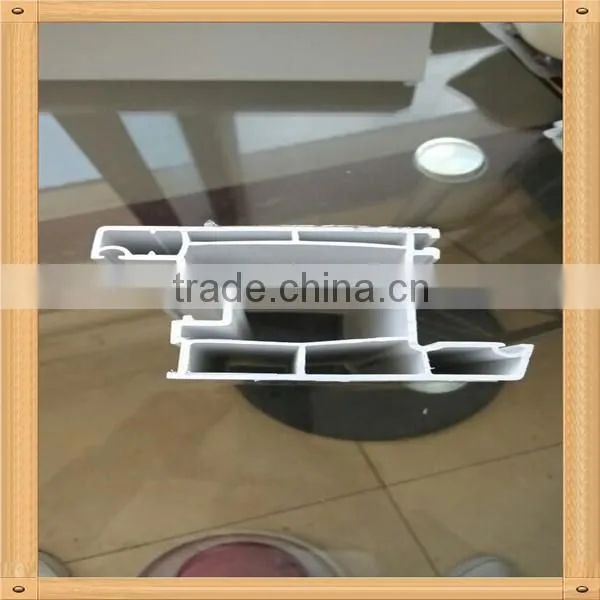 plastic inward windows sash/plastic extruded pvc profiles/plastic upvc profile