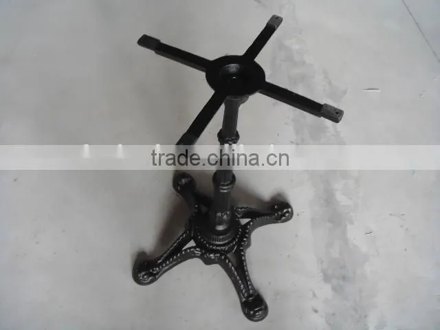 Fancy antique dining room cast iron table base for patio F31