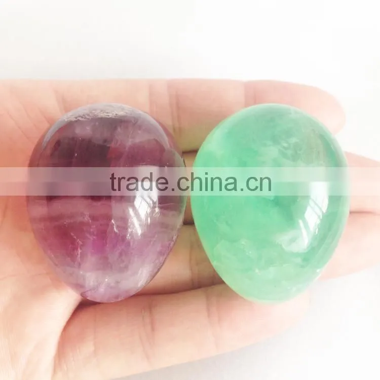 Wholesale Price Green Fluorite Egg For Home Decoration Energy Balance
