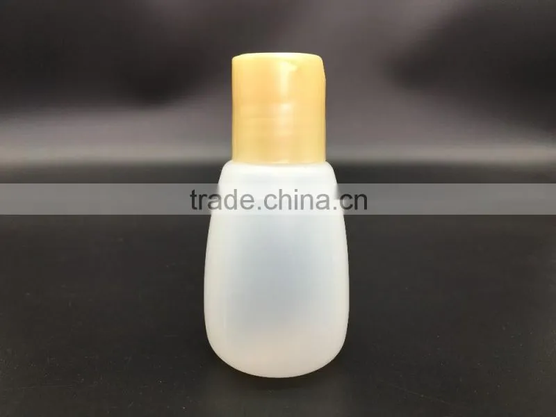 High quality pe bottle for hotel shampoo shower gel conditioner body lotion/20ml-50ml empty tubes and bottles
