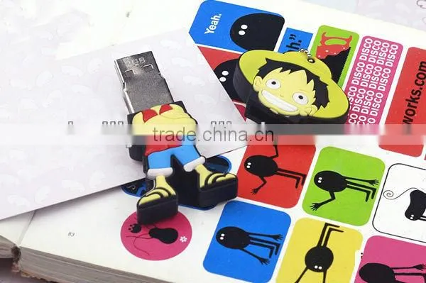 Silicone USB Protevtive Cover with One Piece Luffy Design