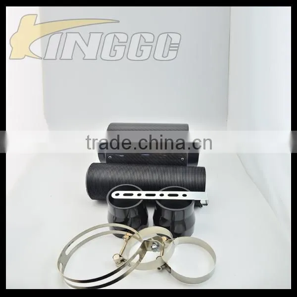 Hot Product Universal Real Black Carbon Fiber Expandable Car Air Intake Kit