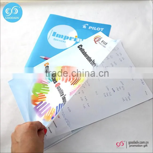 Cheap promotional file folder custom printed file decoration with school file