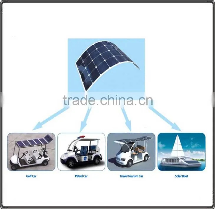 75w Monocrystalline Semi Flexible Solar Panel Module Price