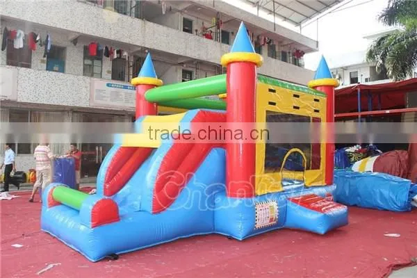 commercial grade china inflatable bouncy slide combo