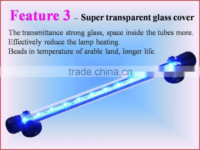 Aquarium led lighting freshwater fish tank led lamp glass tube underwater water light