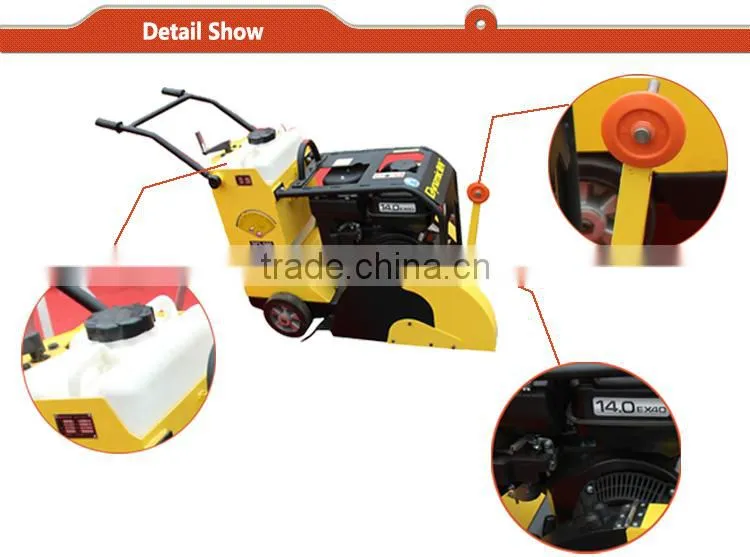 Construction machinery for concrete cutting JN/DFS-500 walk behind concrete groove cutter