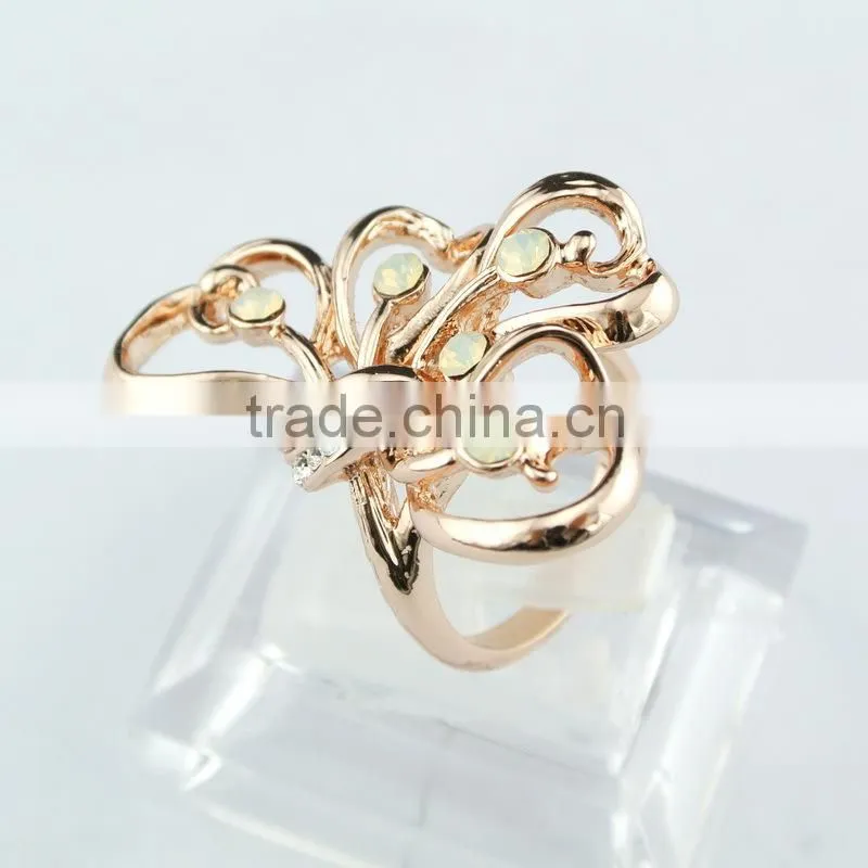 18k engagement gold ring
