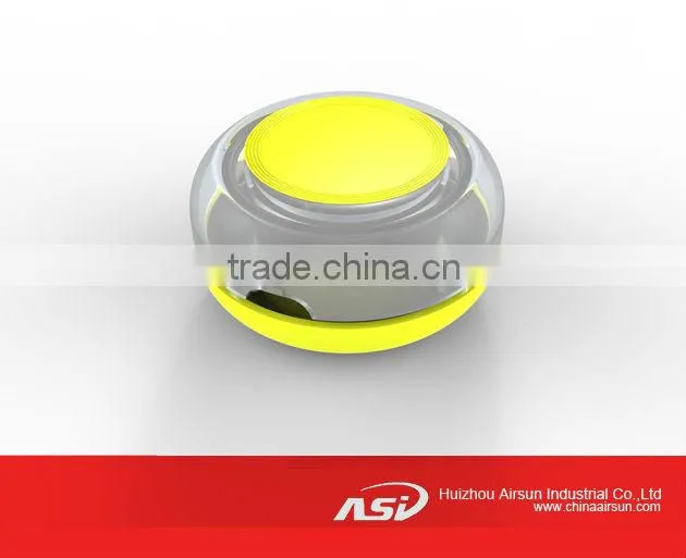 Mobile Phone Metal Earphone With Flat Cable