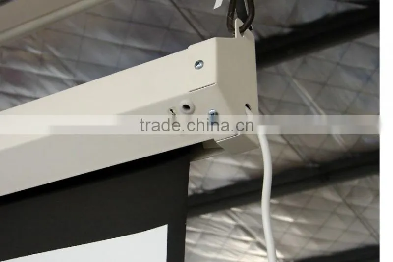 100"(16:9) Remote Electric Wall Mount Projector Screen