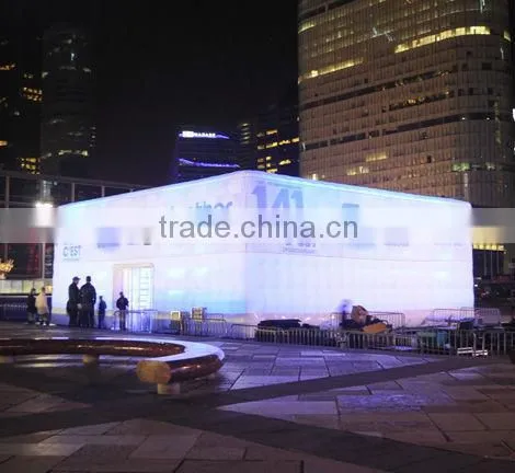 inflatable lighting dome tents/inflatable dome tent for Giant party