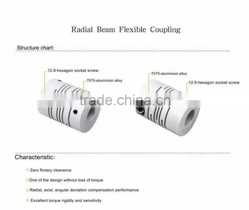 6mmx8mm D25L30 CNC Helical Shaft Coupler Beam Coupling Motor Encoder