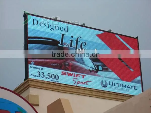 P10 Outdoor LED Display With Working Temperature -20~+65 Degrees