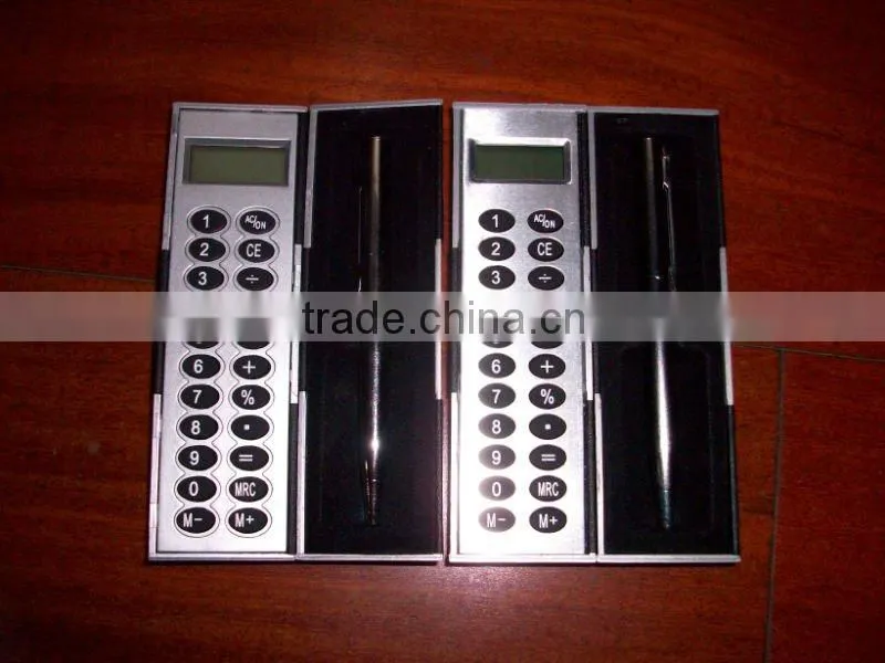 Magic box calculator with pen