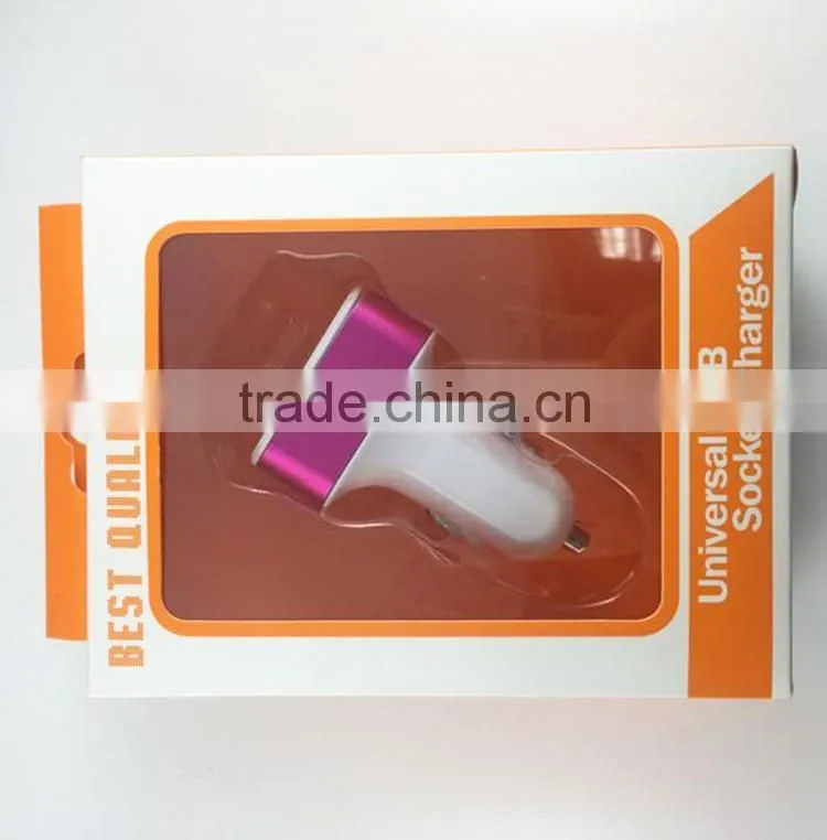 Shenzhen Factory New Design Wholesale 4 Port USB Car Charger