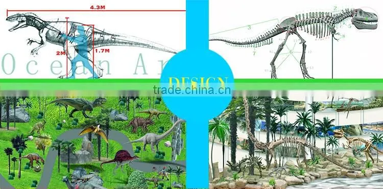 2016 Vivid Life Size Replica Dinosaur Fossils For Sale