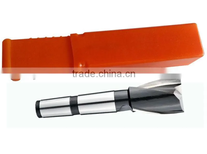 HSS super hard end mill with morse Taper / Straight shank with TiN coated