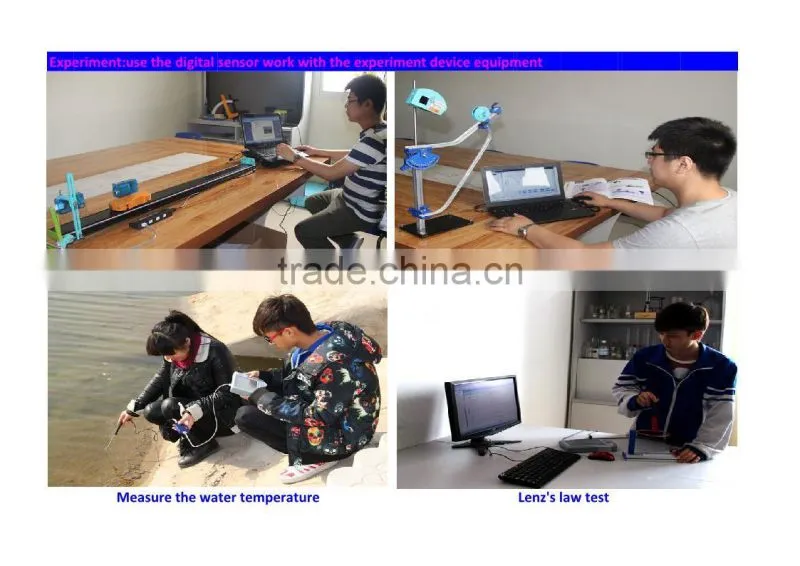 Education E-Lab Teaching Experiments Equipment Kit/ Data Logger and Sensors for Middle School -- Geography Lab