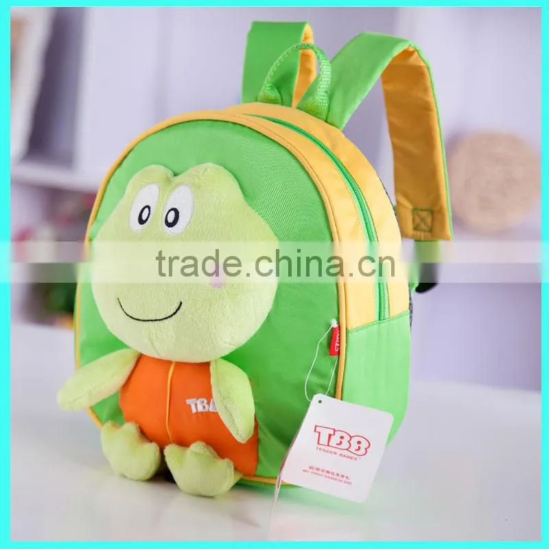 China supplier wholesale school bags online velvet toy character bag