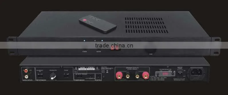 VDA-500 professional rack mount 312W USB subwoofer power amplifier