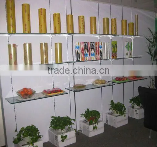 100% virgin material PVC food grade transparent cling film