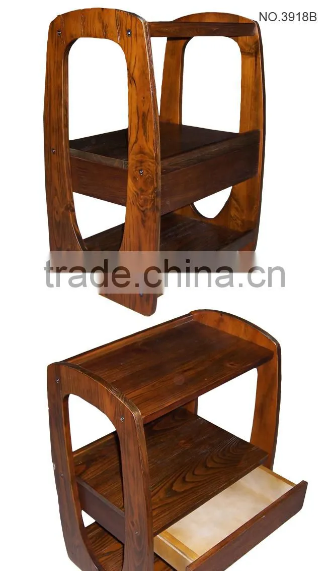 Factory Direct Trolley Tool Cart Wooden Furniture Beauty Bed Wooden Trolley