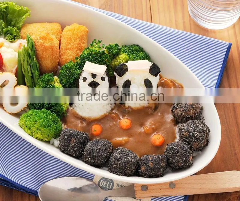 kitchen accessories lunch bags for kids bento box tools rice ball mold decoration equipments silicone mat nori cutter 76053