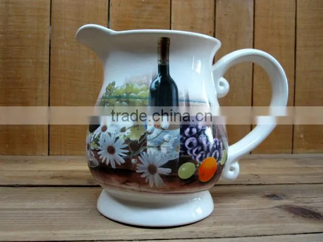 Wholesale ceramic water milk jug