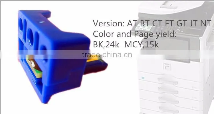 New mx2640 mx3640 mx3140 toner cartridge MX36 chip for sharp