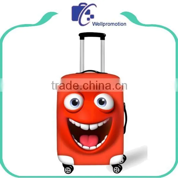Custom printing elastic spandex protective suitcase luggage cover