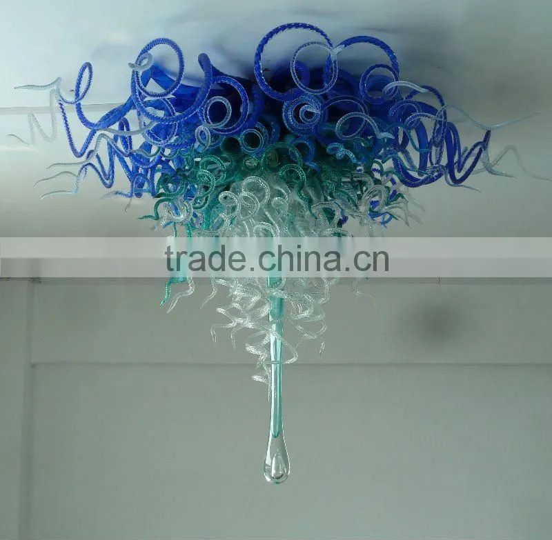 crystal art ceiling lamp xo-2012007 and hand blown glass ceiling lamp