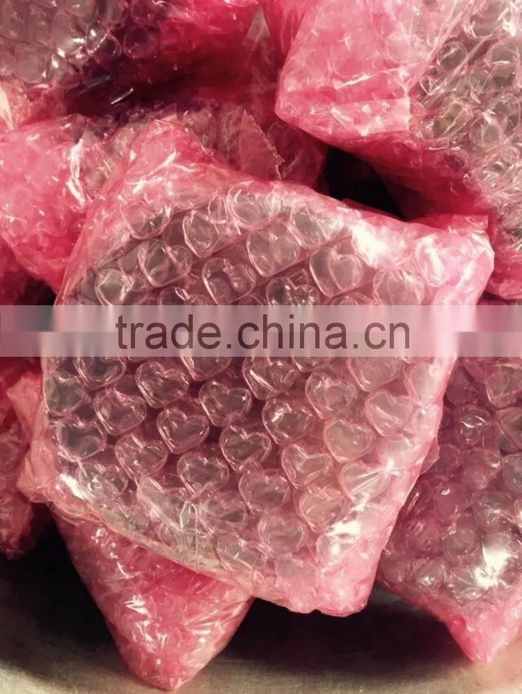 Factory directly sale high quality New Arrival Heart-shaped Air Bubble Packaging Wrap