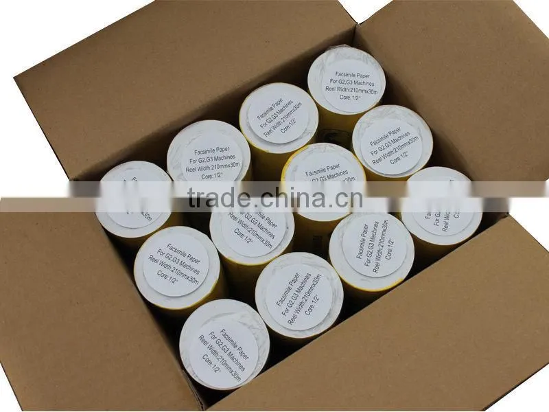 high quality 210mm thermal fax paper