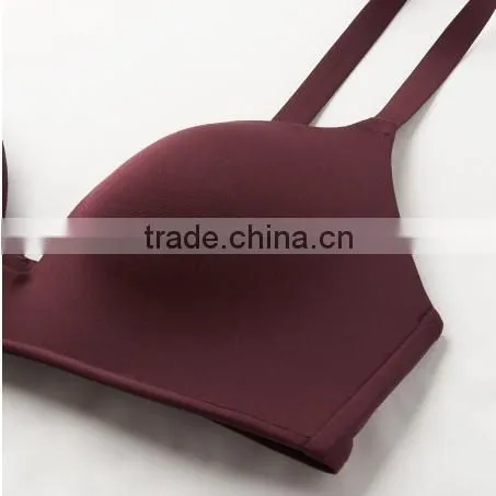 2014 new arrival ladies underwear seamless wireless soft comfortable bra