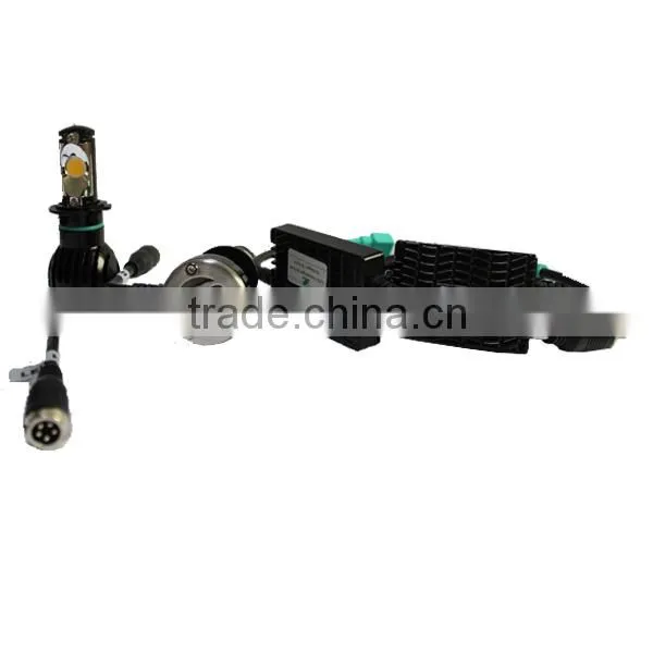 24w 2150lm safe cheap head lamp H7 10-32V 5000k, aluminum die-casting led car,offroad,truck,heaheavy truck headlight