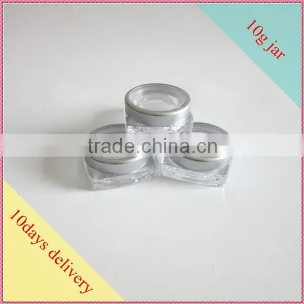 3g 5g 7G 10g Clear Cosmetic Empty Jar Pot Eyeshadow Makeup Face Cream Container