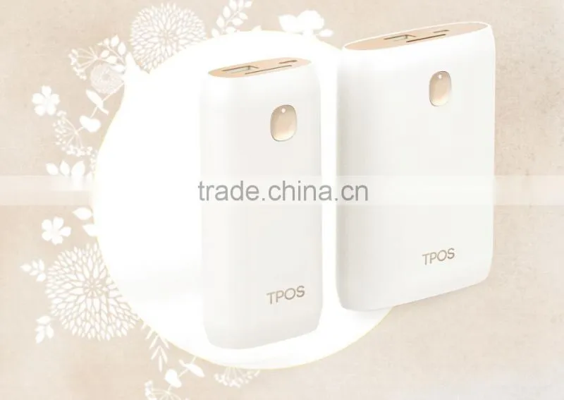 Hot selling Portable QC 2.0 Power bank 10400mAh A-grade 18650 battery mobile phone charger for samsung