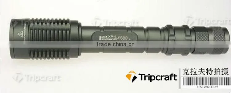 NEW 1600 Lumens Z5 Z6 XML T6 Led Zoomable Flashlight Torch