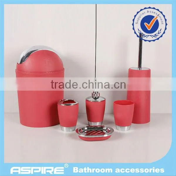 Straw and corn handsome appearance 7pcs bathroom set