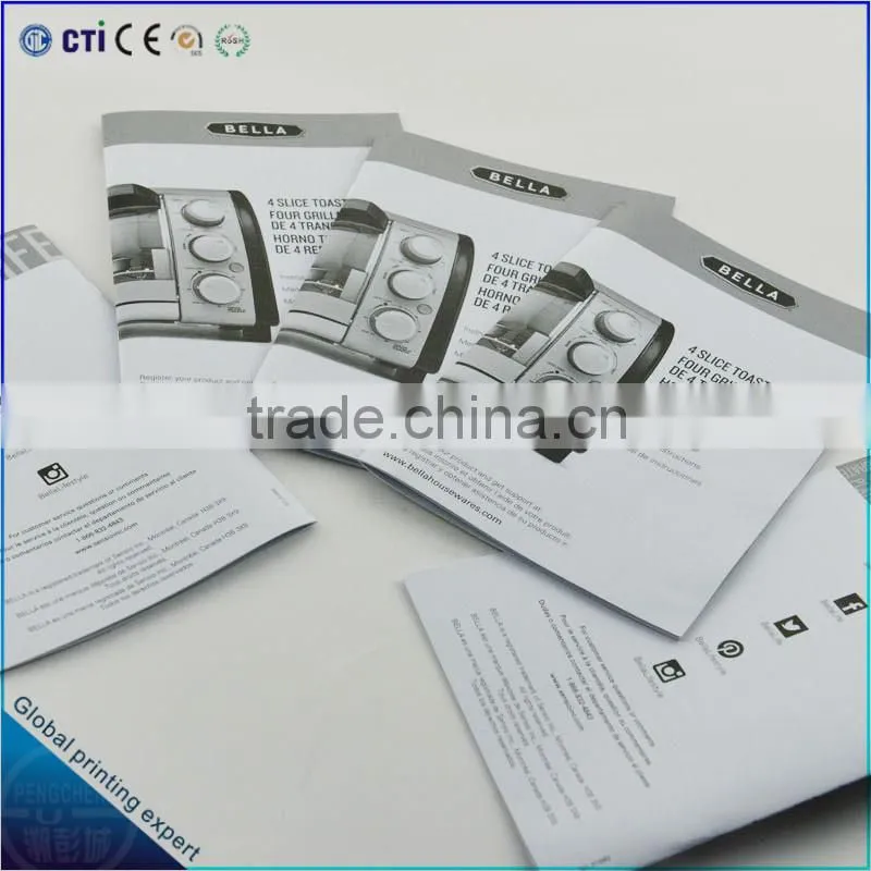 saddle stitching black and white spcgz book printing in China