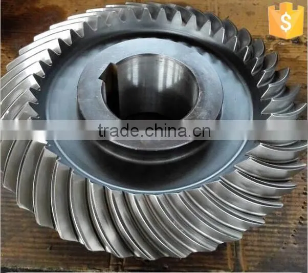 Steel forged Spiral bevel gear 20CrNi3A