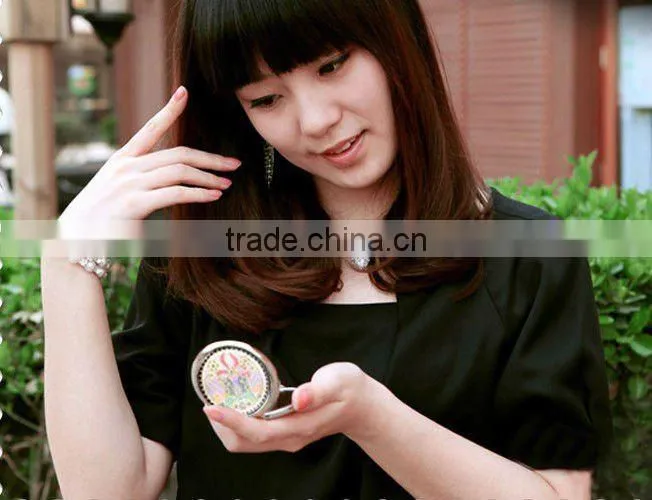 new arrival crystal cosmetic mirror for pocket compact (R-1374