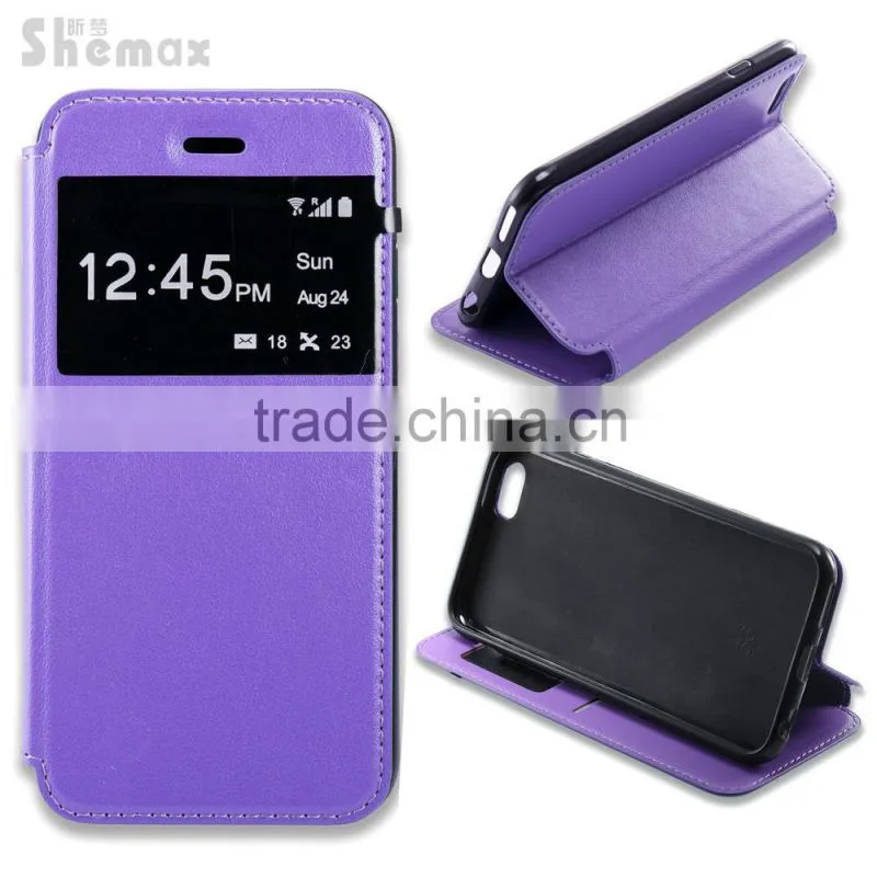 Latest styles Leather case with card slot for LG SPIRIT
