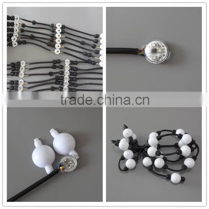 50mm ws2811 outdoor christmas decoration led string ball light