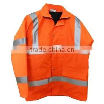 High Visibility Orange Parka